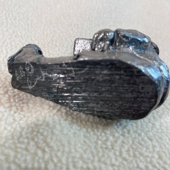 Michael Ricker Pewter "Boy Reading Book" from‎ The Park City Town Hall Grouping - Picture 5 of 6